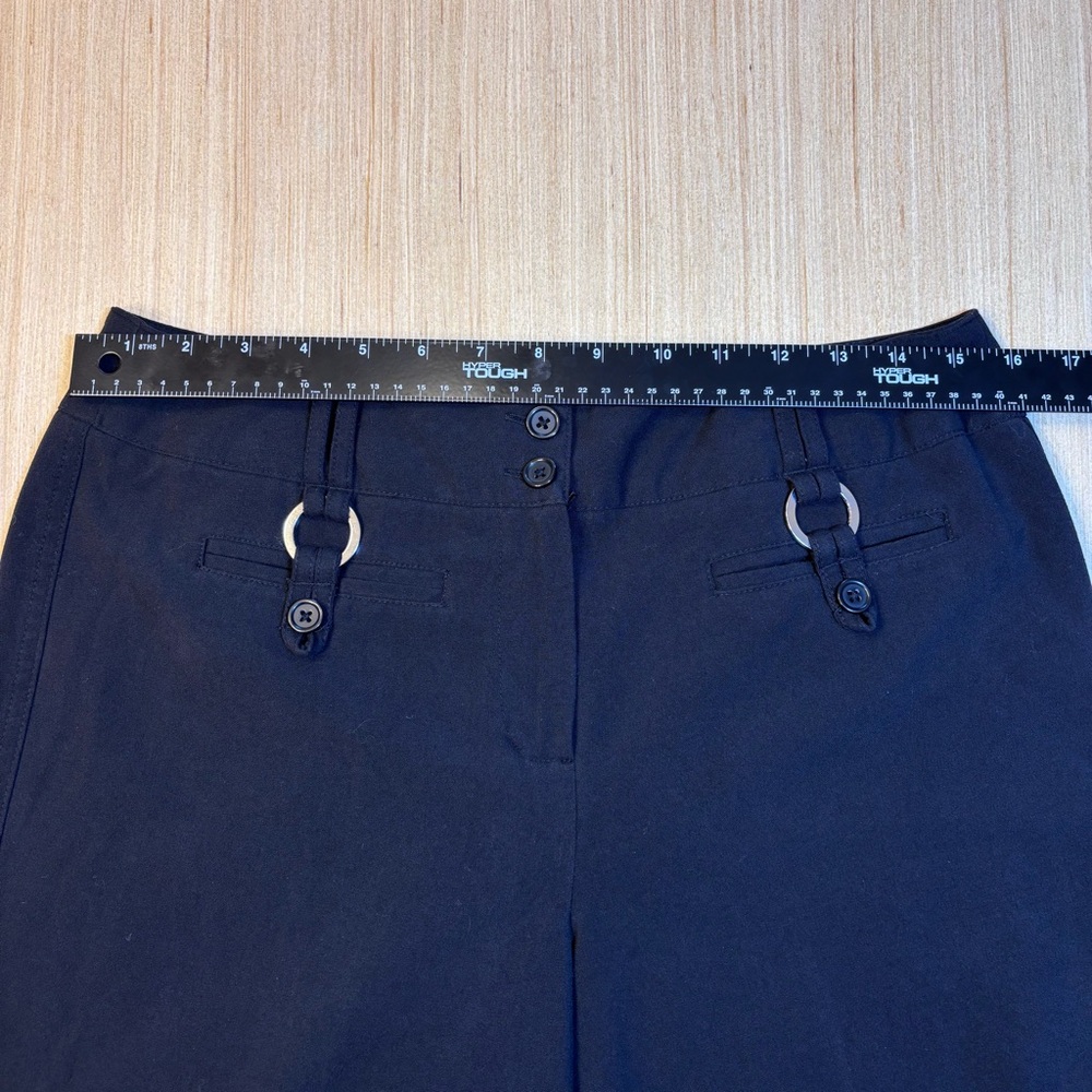 New Directions Black/Charcoal Trousers - Picture 7 of 10